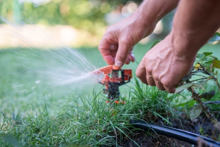 fixing a sprinkler
